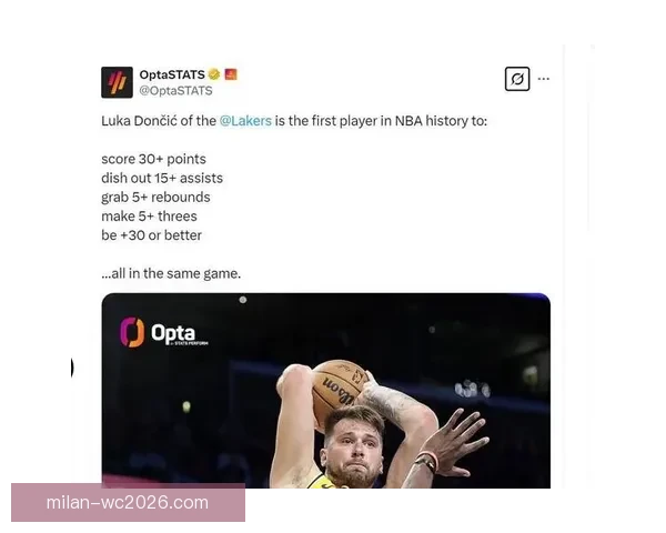 詹姆斯创NBA新纪录 东契奇42分助力刷新队史第一人